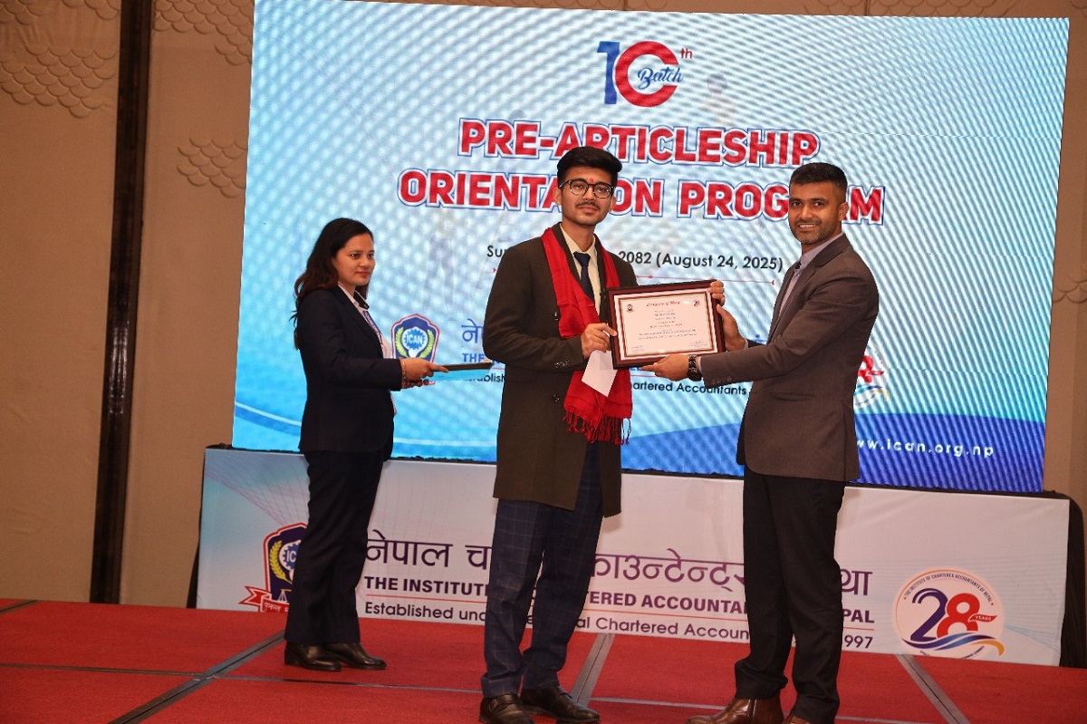 प्रि-आर्टिकलसिप अभिमुखीकरण कार्यक्रम सम्पन्न