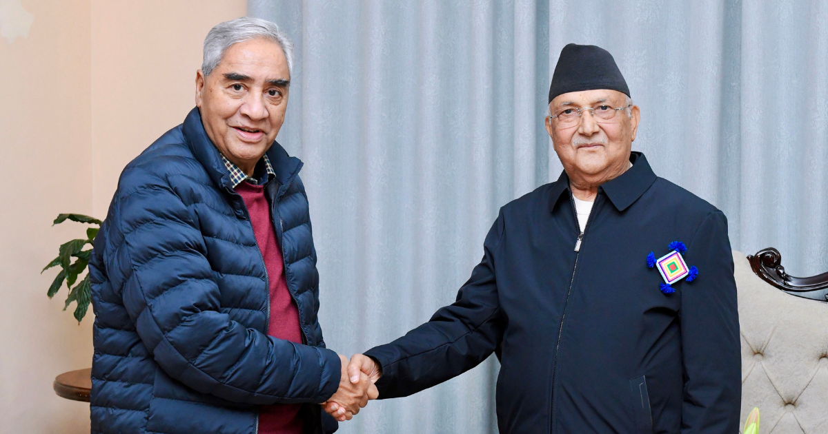 देउवा–ओली भेटको अन्तर्य : सत्ता उल्ट्याउने दाउ