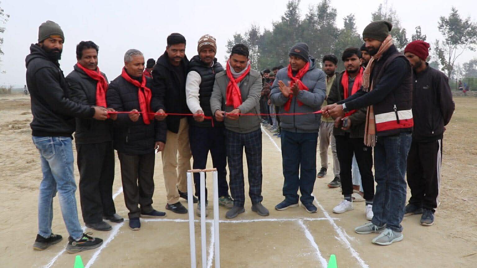 विजयनगरमा वडास्तरीय क्रिकेट प्रतियोगिता सुरु