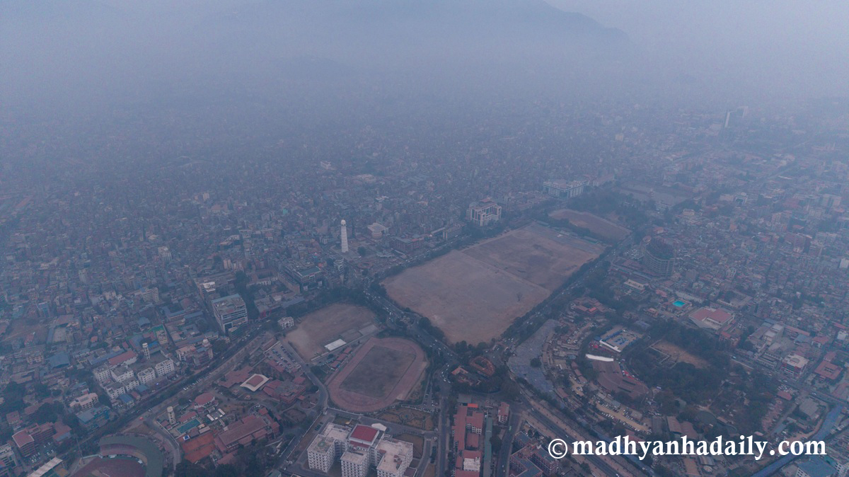 धुम्म काठमाडौं उपत्यका (तस्बिरहरू)