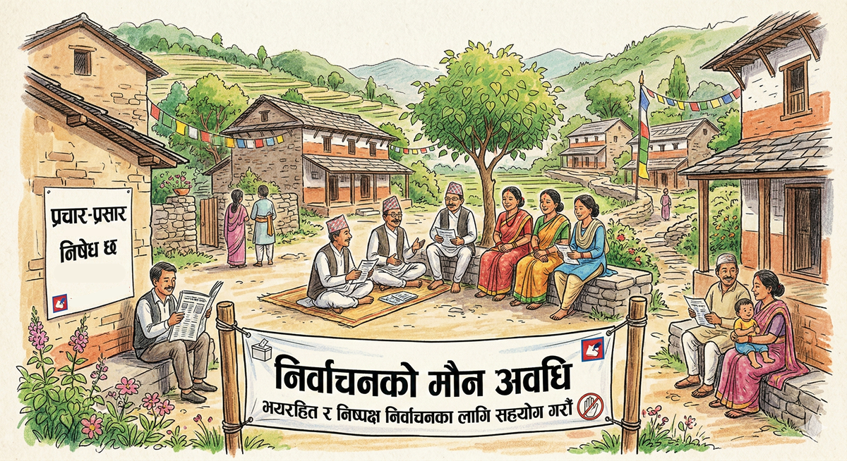 प्रभाव रोक्न ४८ घण्टे मौन अवधि