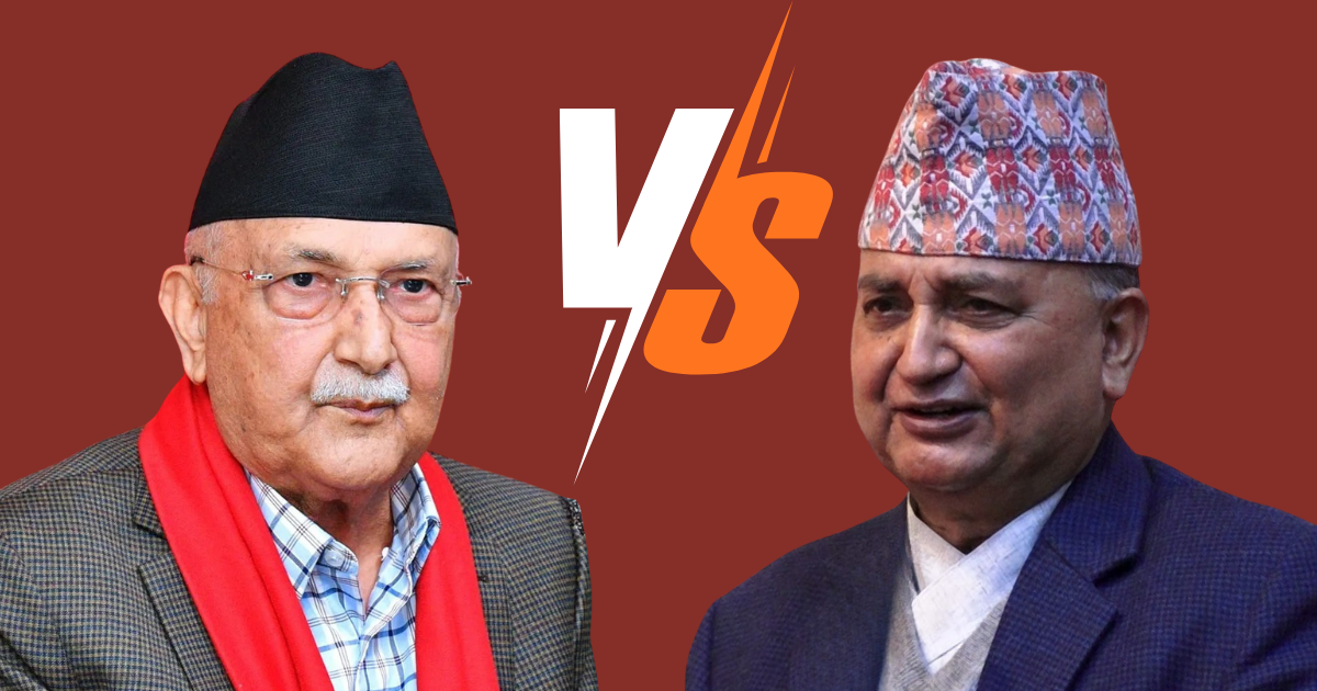 एमाले महाधिवेशन : ओलीको पक्षमा १२ पदाधिकारी, पोखरेलको साथमा कति ? (सूचीसहित)