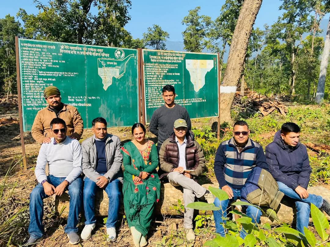 सामुदायिक वनको आम्दानीबाट विकास