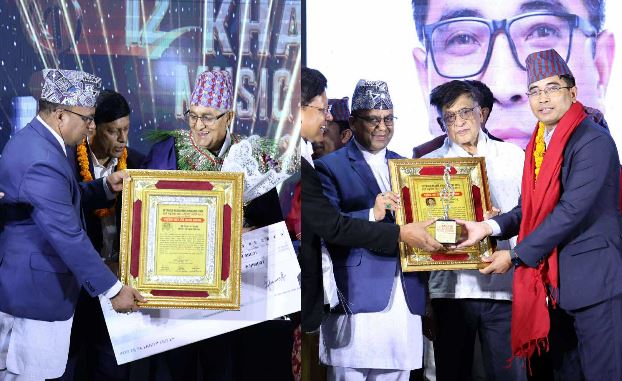 फोटो पत्रकार वन्त म्युजिक खबर फोटो पत्रकारिता अवार्डबाट सम्मानित, दीर्घ साधना सम्मान यादव खरेललाई
