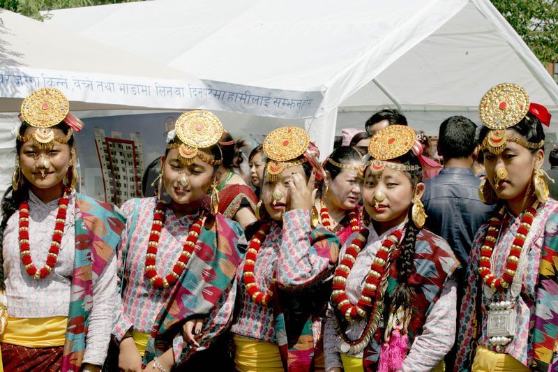 कक्फेक्वा तङ्नाम मनाउँदै लिम्बू समुदाय