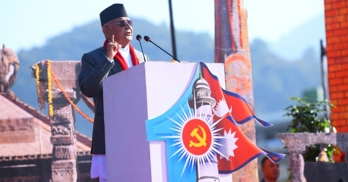 एमालेले देशलाई गलत दिशामा जान दिँदैन : ओली