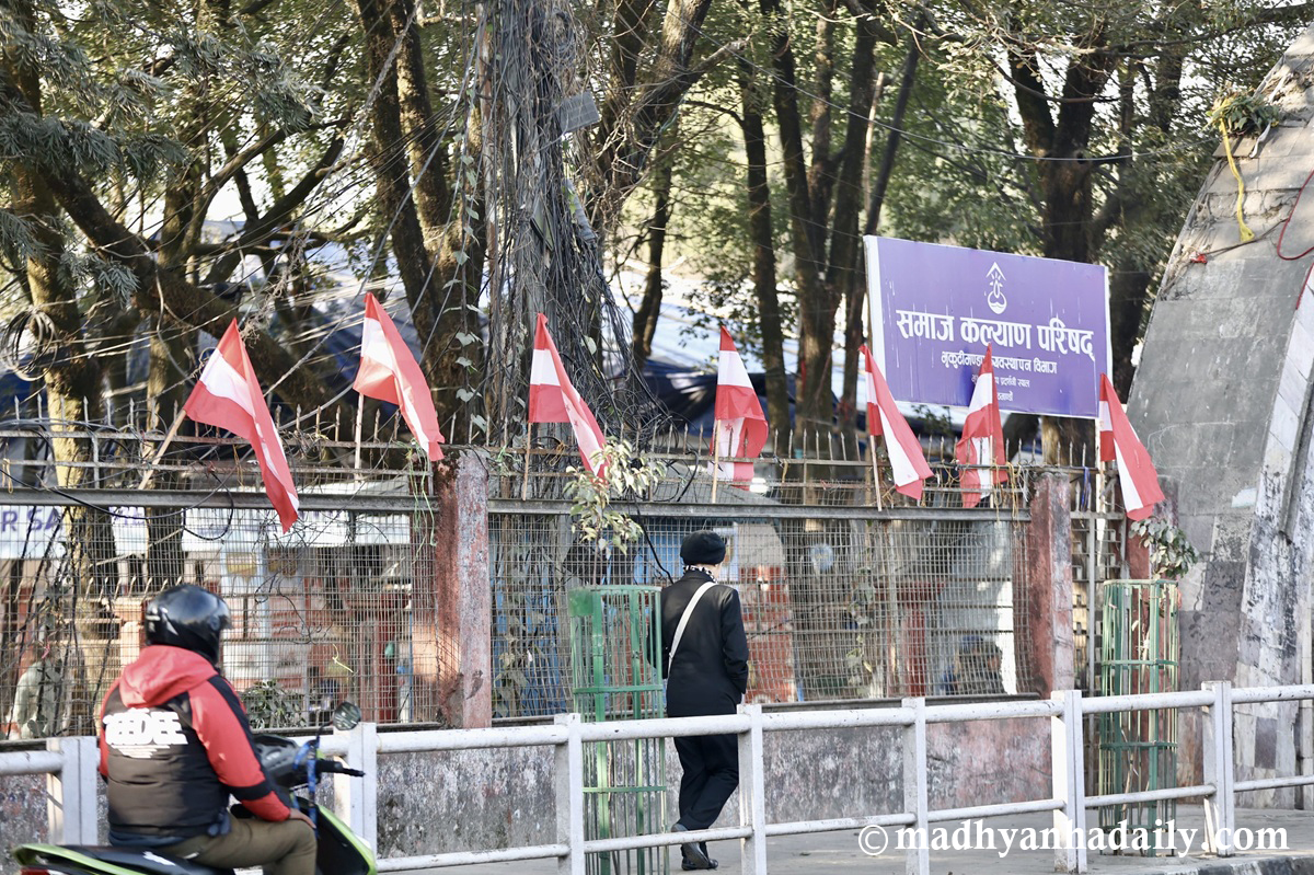 भृकुटीमण्डपमा कांग्रेस विशेष महाधिवेशनको तयारी तीव्र (तस्बिरहरू)