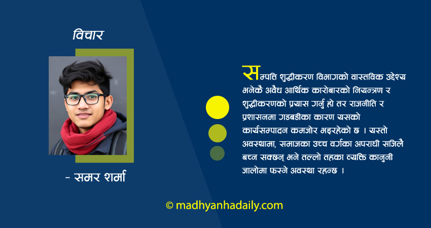 सम्पत्ति शुद्धीकरणको अनुसन्धान र कारबाही