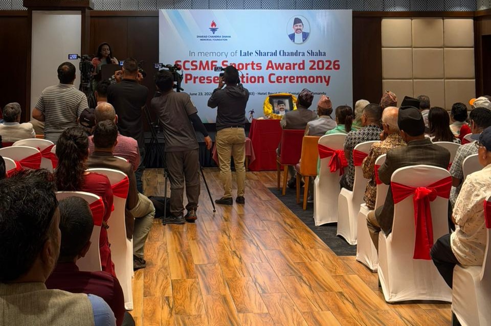 ओलम्पियन उमेश र क्रिकेटर सन्दीपलाई 'एससिएसएमएफ स्पोर्ट्स अवार्ड २०२६' प्रदान