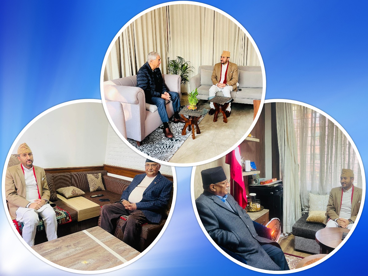 शीर्ष नेतासँगको भेटपछि सञ्चारमन्त्री खरेलले भने- फागुन २१ मै निर्वाचन, सबै दल सहभागी हुन्छन्