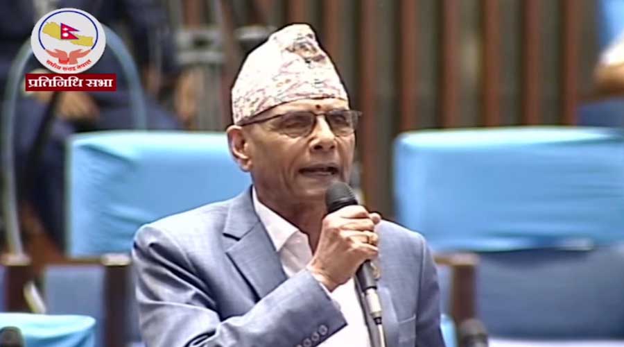 अख्तियारसम्बन्धी विधेयक थन्क्याएर राखेको भन्दै कांग्रेस सांसद थानीको आपत्ति