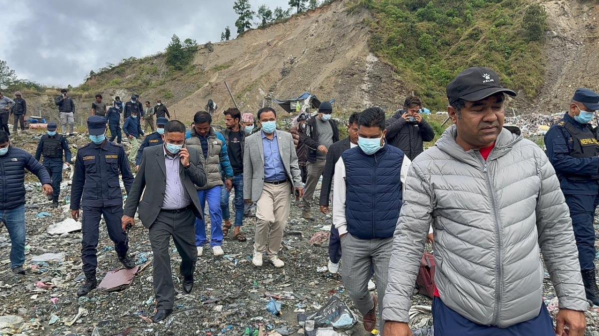 काठमाडौंको फोहोर समस्या : मन्त्री घिसिङद्वारा बञ्चरेडाँडा अनुगमन