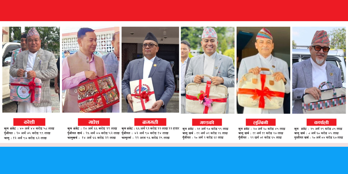 प्रदेश बजेटमा नारैनारा, प्राथमिकतामा रोजगारी र पूर्वाधार निर्माण