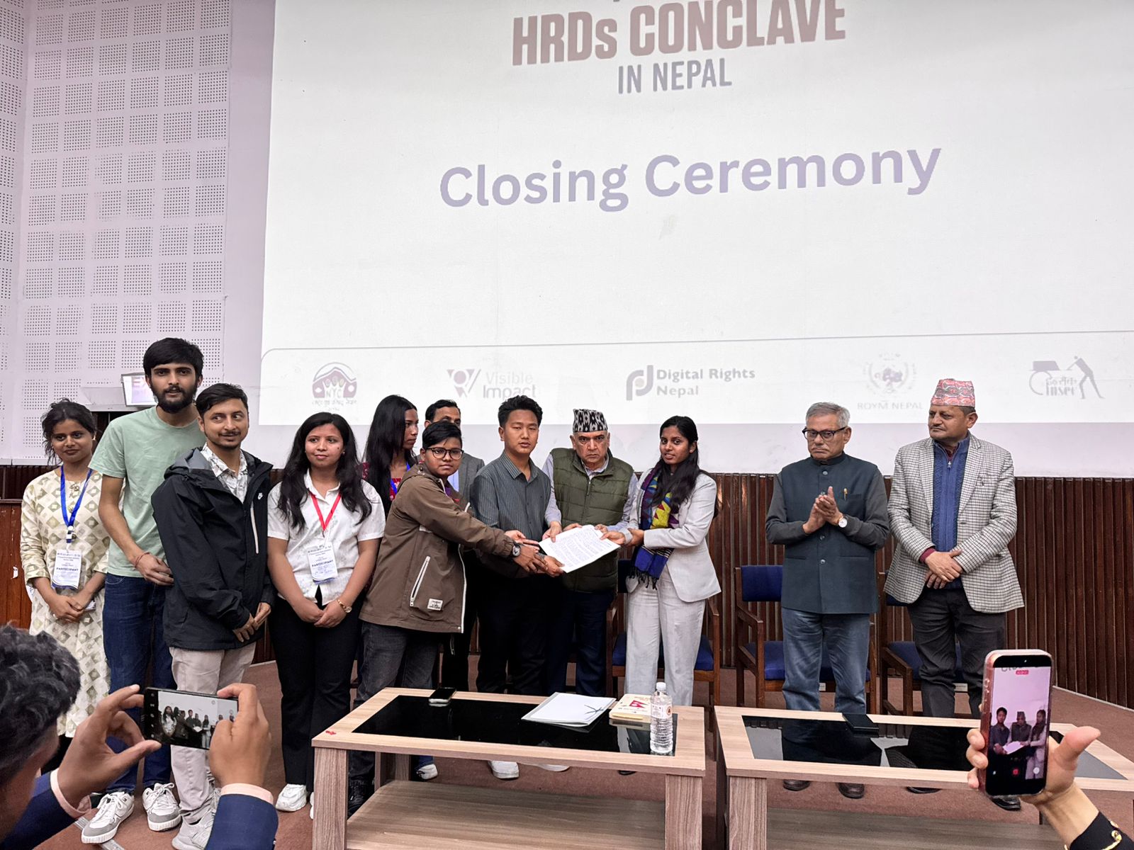 युवा मानव अधिकार रक्षक सम्मेलन सम्पन्न, १८ बुँदे घोषणापत्र जारी