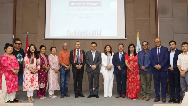 जसपा नेपालको राष्ट्रिय महाधिवेशन मञ्च हावाहुरीले भत्कायो