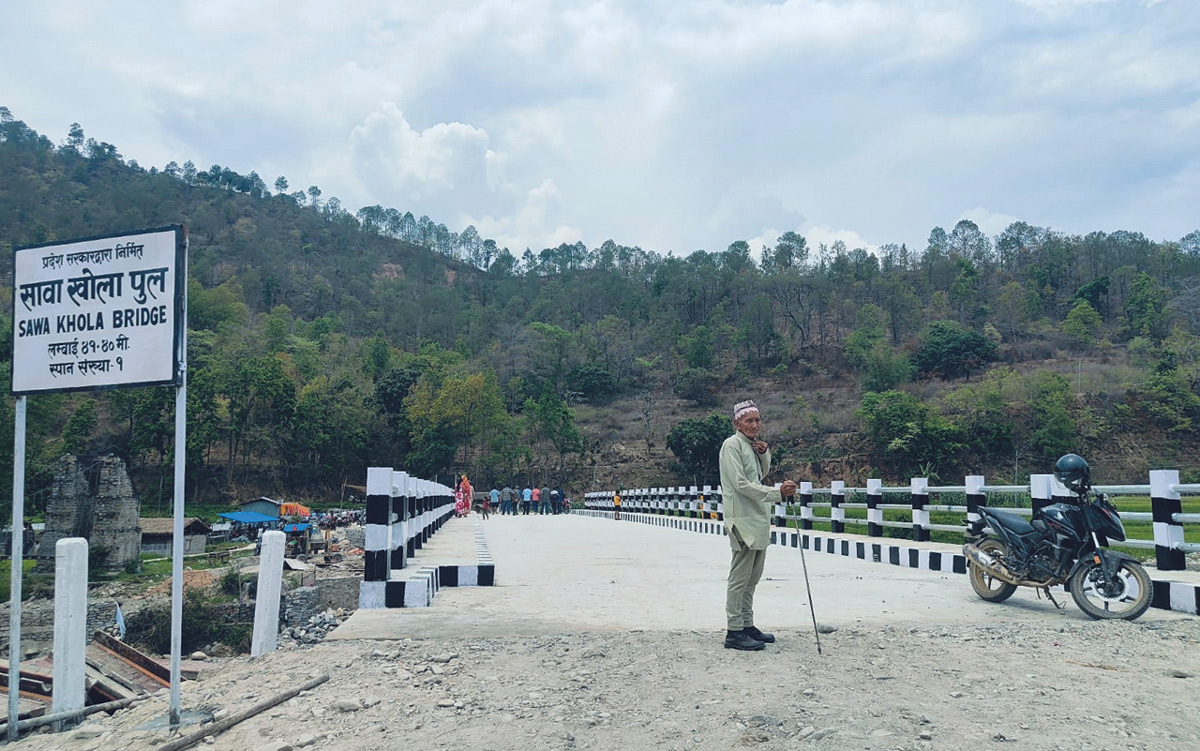 पक्की पुल बनेपछि ५ पालिकाका बासिन्दा लाभान्वित