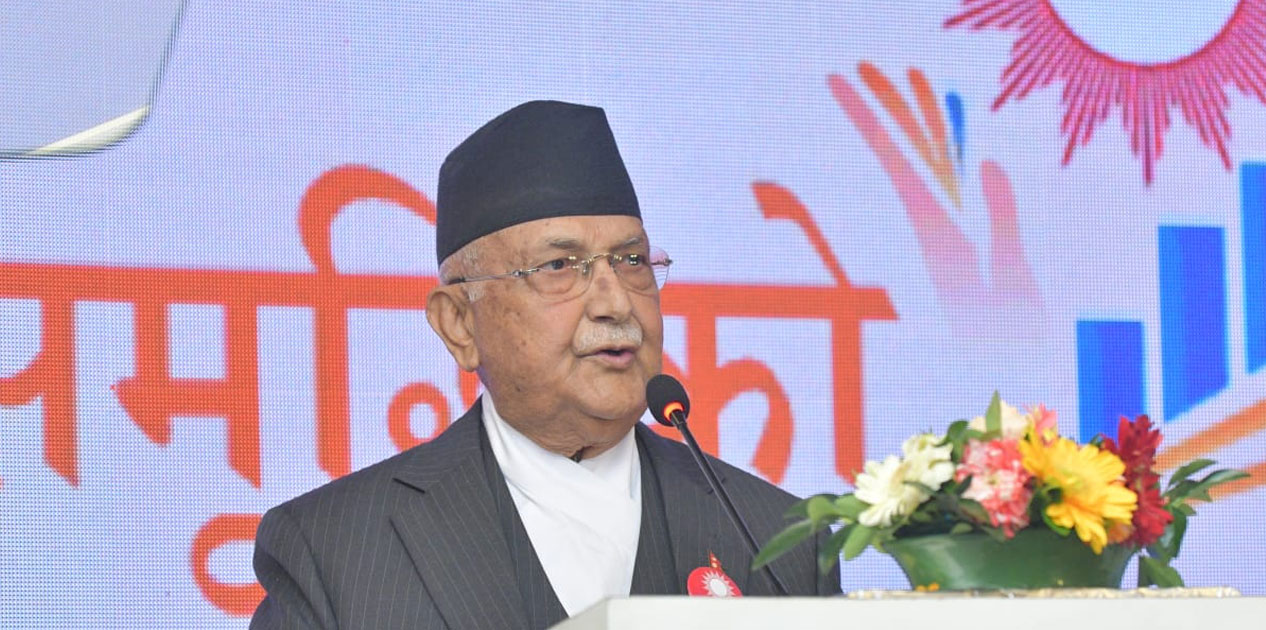 एमालेको पहिलो प्राथमिकता देश, विचारहीन र दिशाहीन स्टन्टबाट टाढा : ओली 