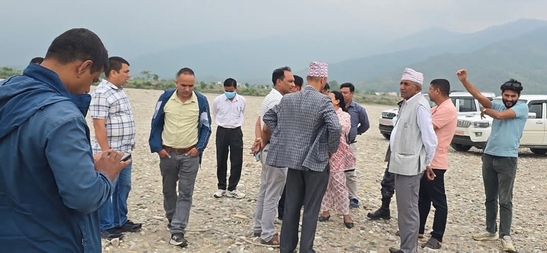 शितगंगाका विवादित खोला खोल्सीको अनुगमन तीव्र