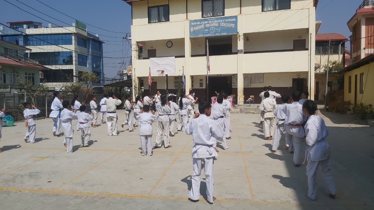 आइकेओ क्योकुसिनकाई कराते डोजोको बेल्ट टेस्ट सम्पन्न