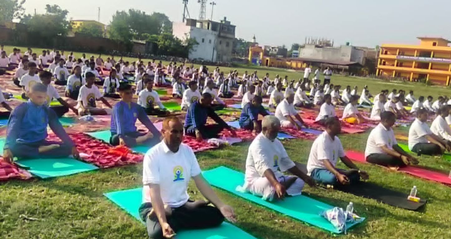 पोखरियामा योग शिविर