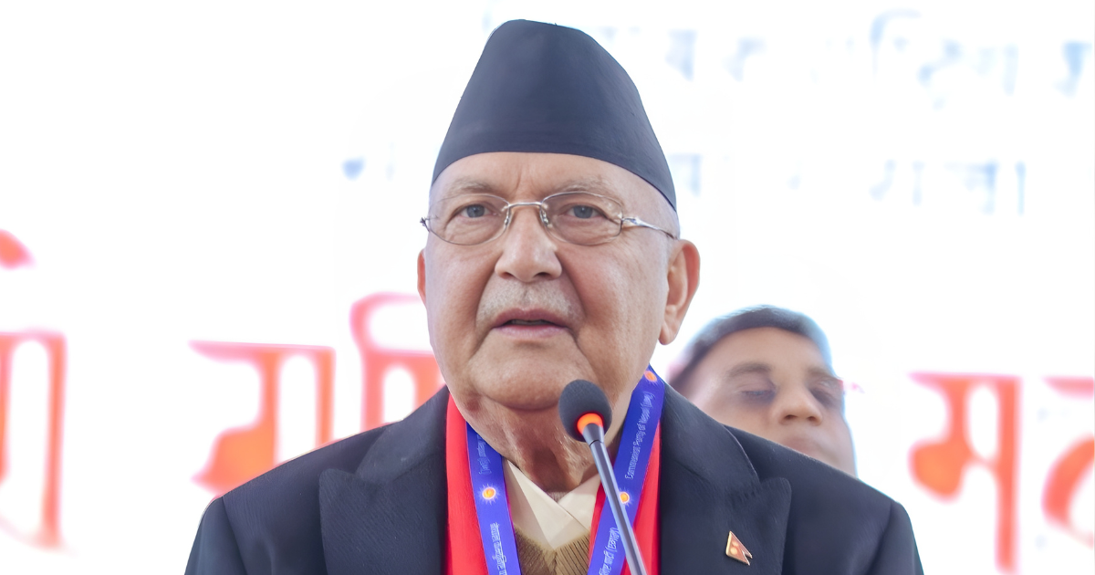 ओलीको नाम झापा–५ बाट सिफारिस 