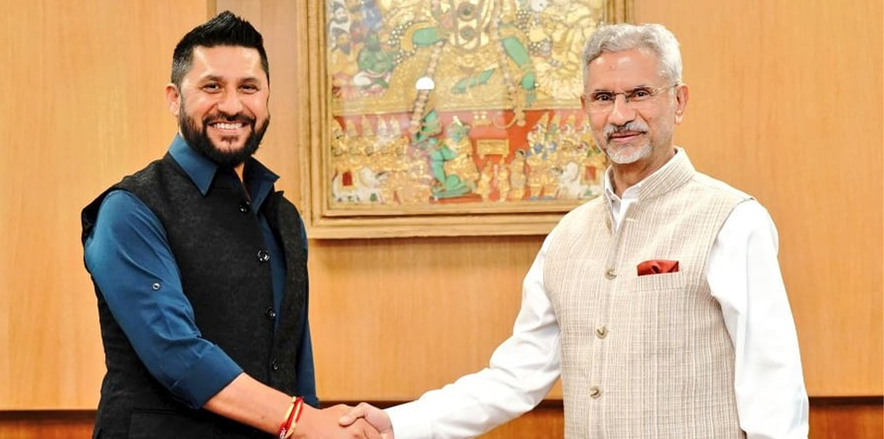 रास्वपा सभापति रवि लामिछाने र भारतीय विदेश मन्त्री एस. जयशंकरबीच भेटवार्ता