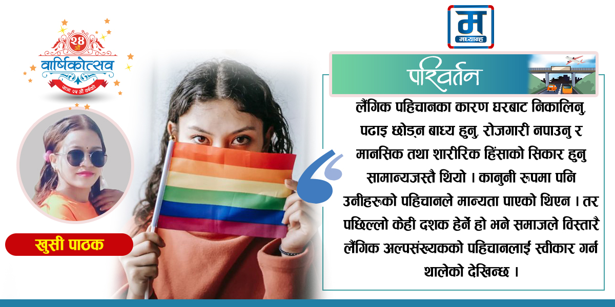 लैंगिक अल्पसंख्यक र पहिचानको मुद्दा