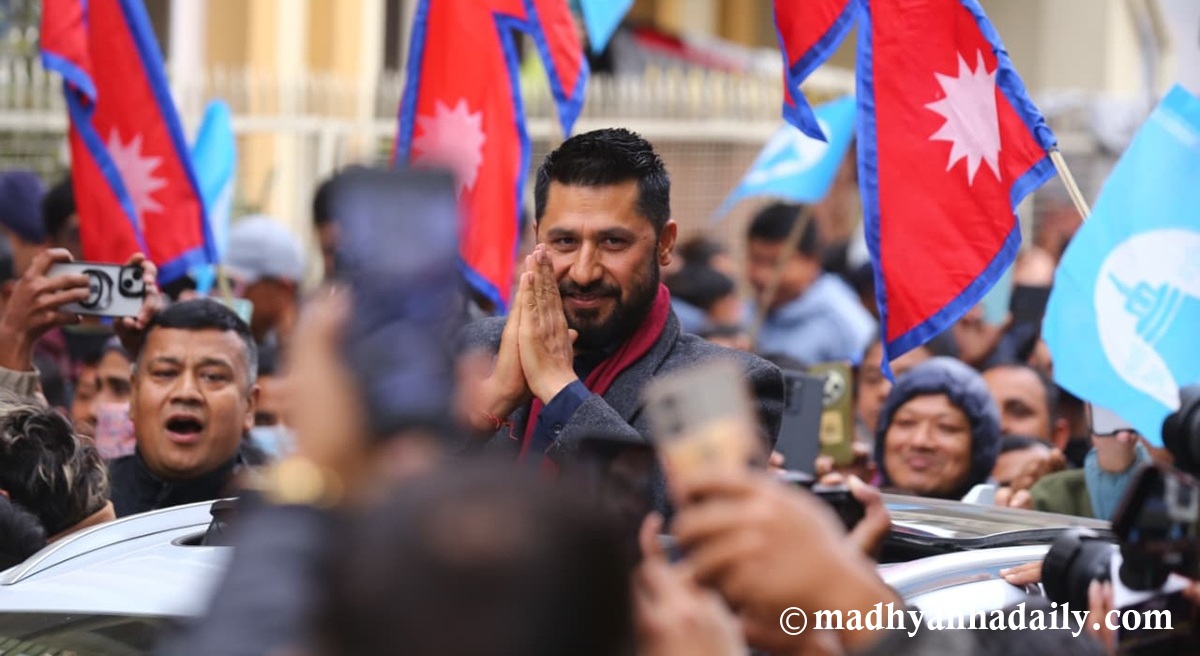 चितवन–२ मा रास्वपा सभापति लामिछाने विजयी