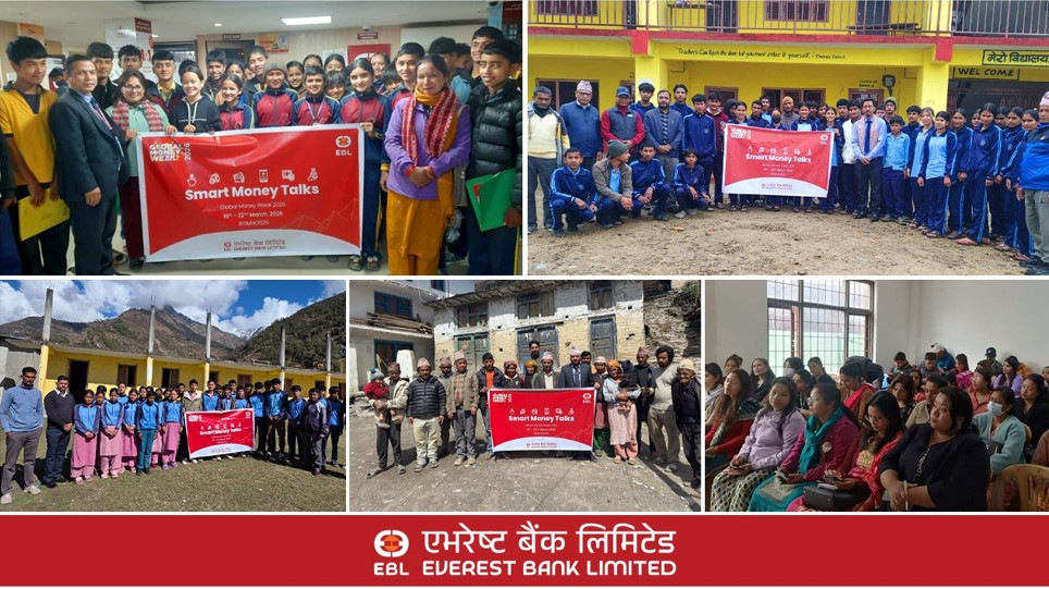 एभरेष्ट बैंकको ग्लोबल मनी विकमा सप्ताहव्यापी वित्तीय साक्षरता