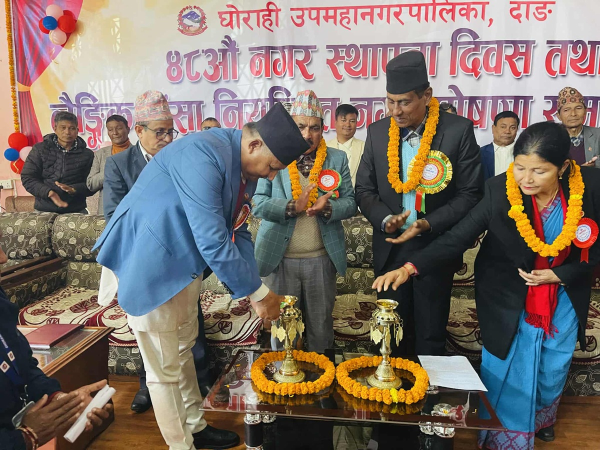 घोराही उपमहानगरपालिका प्रदेशकै उत्कृष्ट बनेको छ : मुख्यमन्त्री आचार्य