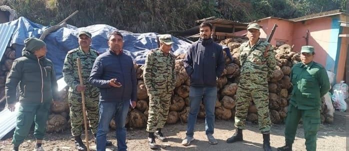 ४९ हजार किलो गुजरगानो बरामद