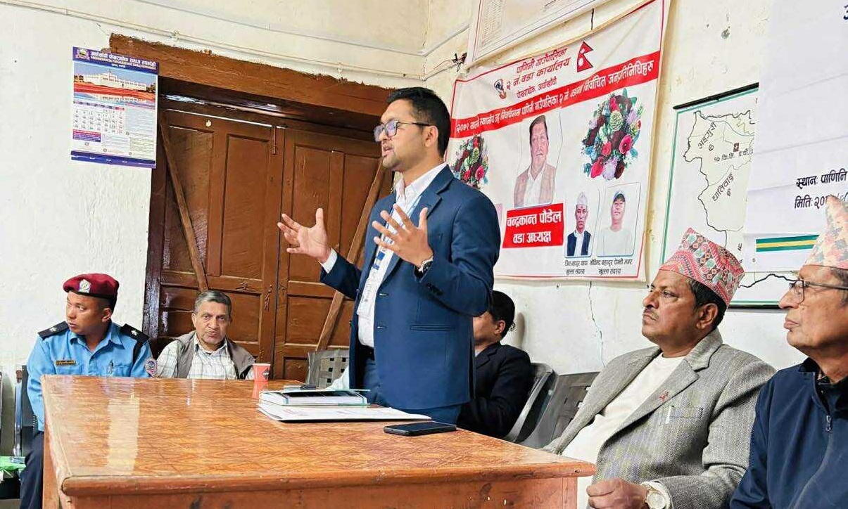 पाणिनि–२ पोखराथोकमा योजना सम्झौतापछि स्थानीय हर्षित