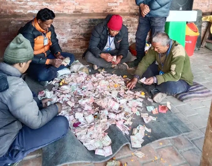 कालिञ्चोक भगवती मन्दिरमा २२ लाख बढी भेटी संकलन