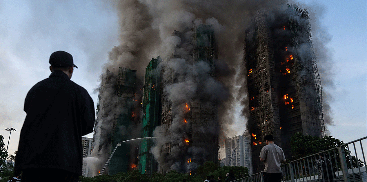 हङकङमा भएको आगलागीमा मृत्यु हुनेको संख्या ४४ पुग्यो