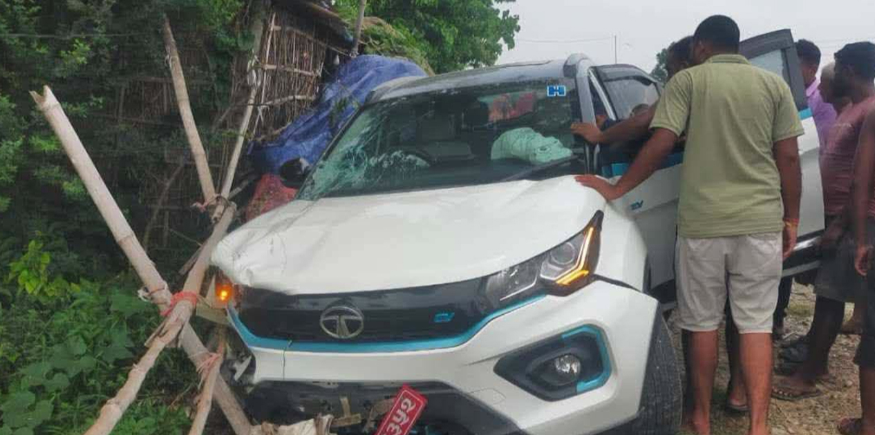 कारको ठक्करबाट सुनसरीमा वरिष्ठ सईको मृत्यु