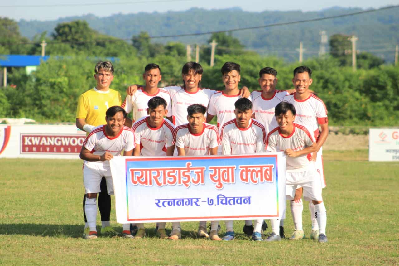 डिफेन्डिङ च्याम्पियन प्याराडाइज स्टार कप फुटबलको फाइनलमा