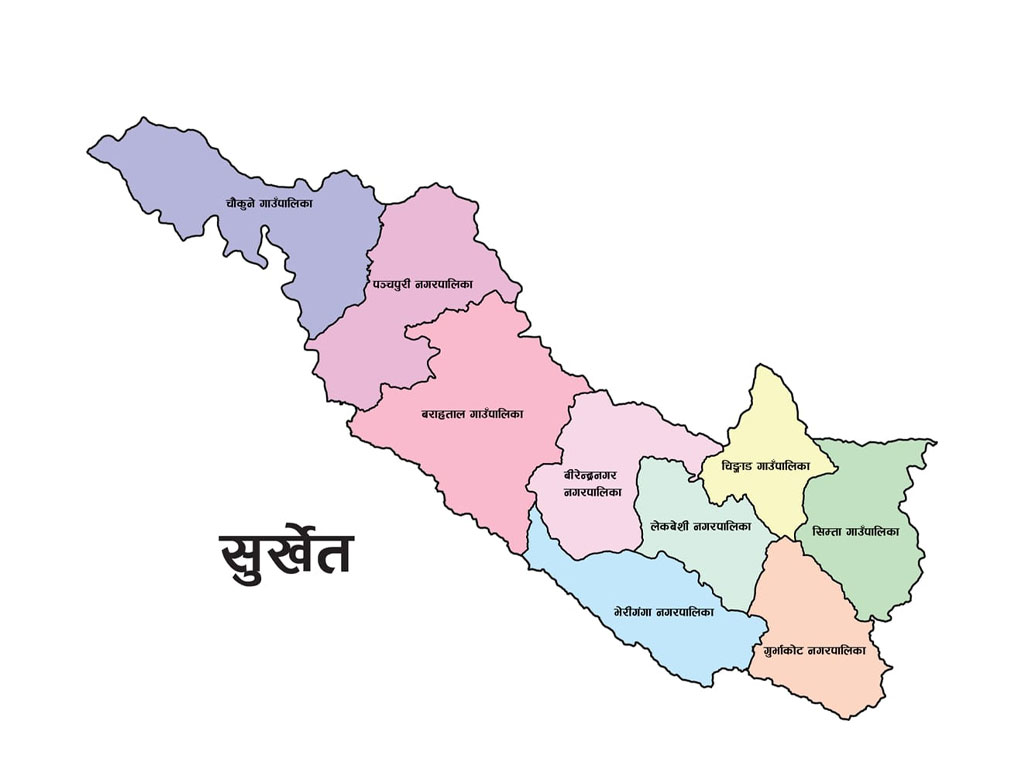 सुर्खेत पूर्ण खोप सुनिश्चितता तथा दिगोपना भएको जिल्ला घोषणा