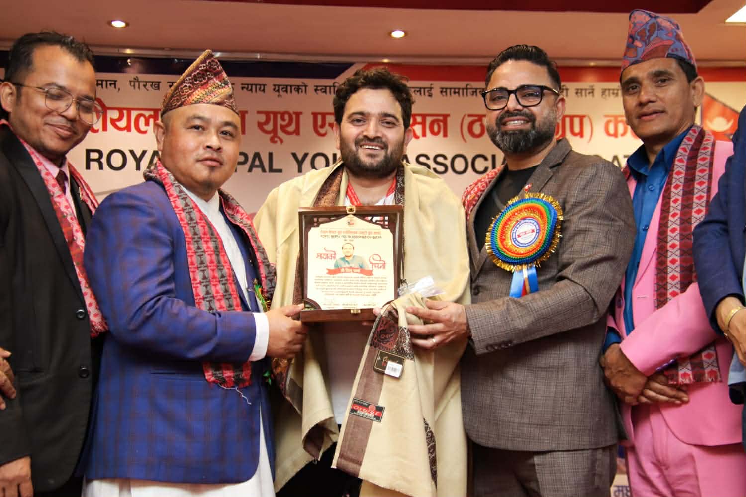 कतारमा मध्यान्हकर्मी पौडेल सम्मानित