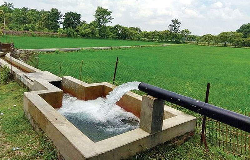 भूमिगत सिँचाइ आयोजनाको कार्यक्षेत्र विस्तार