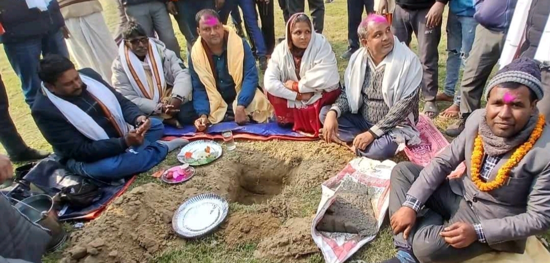 तीन वटा विद्यालय भवन शिलान्यास