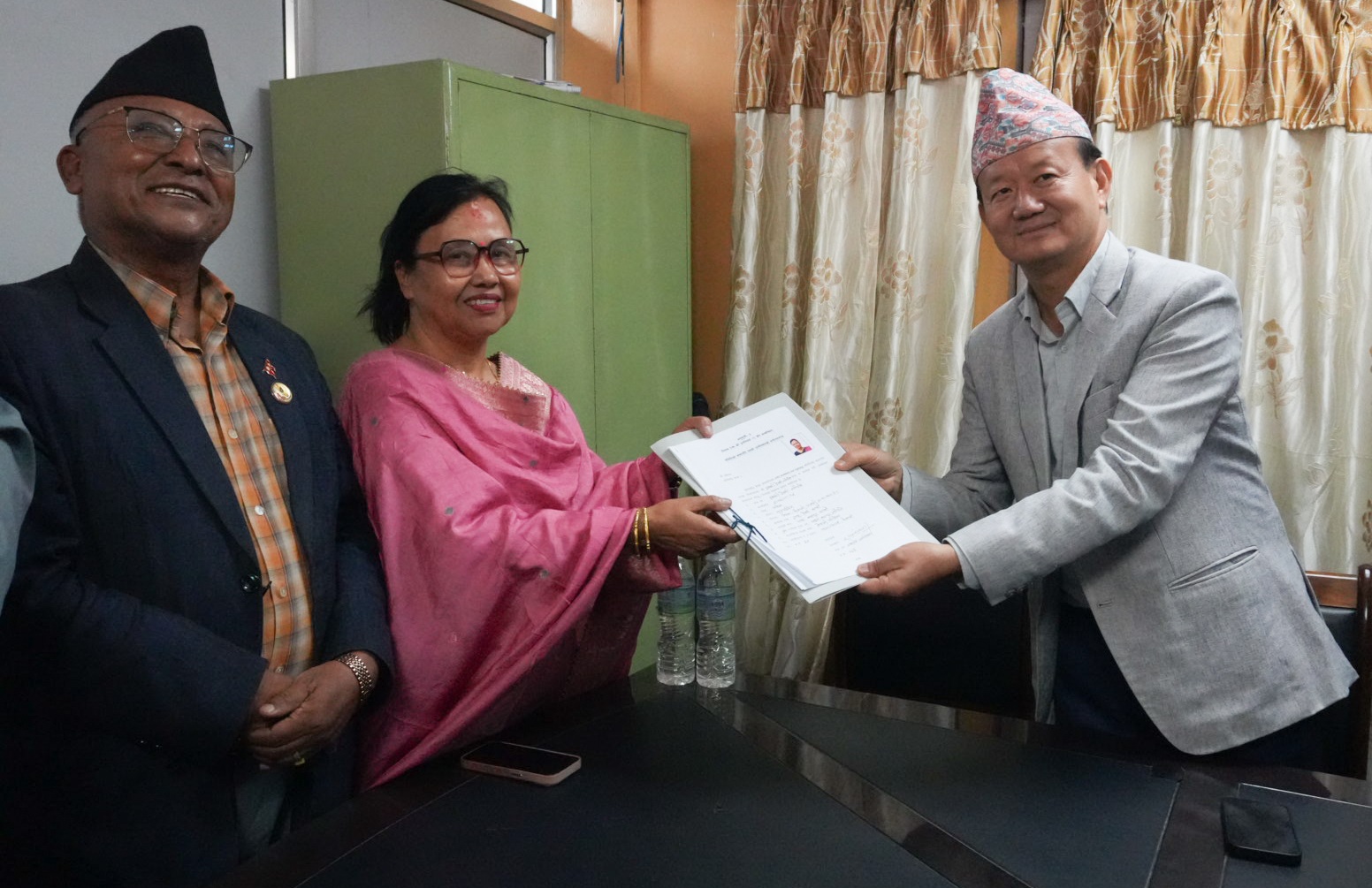 राज्य व्यवस्था समितिको सभापतिमा न्यौपानेको उम्मेदवारी दर्ता