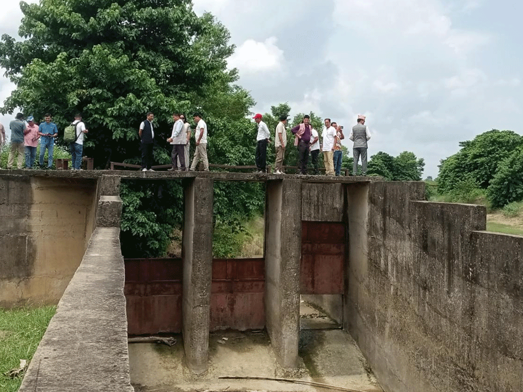 छपन्न वर्षअघि निर्माण गरिएको गुर्गी सिँचाइ आयोजना अलपत्र