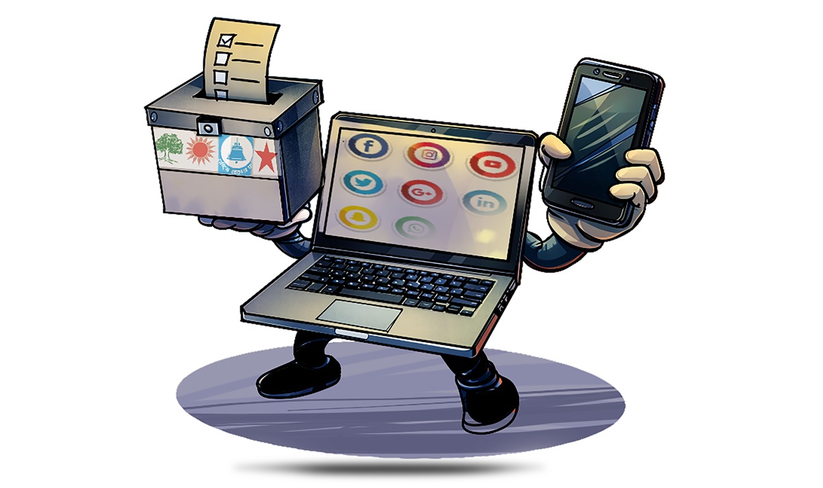 प्रचारशैलीमा छलाङ, पर्चा पन्छाएर एल्गोरिदम