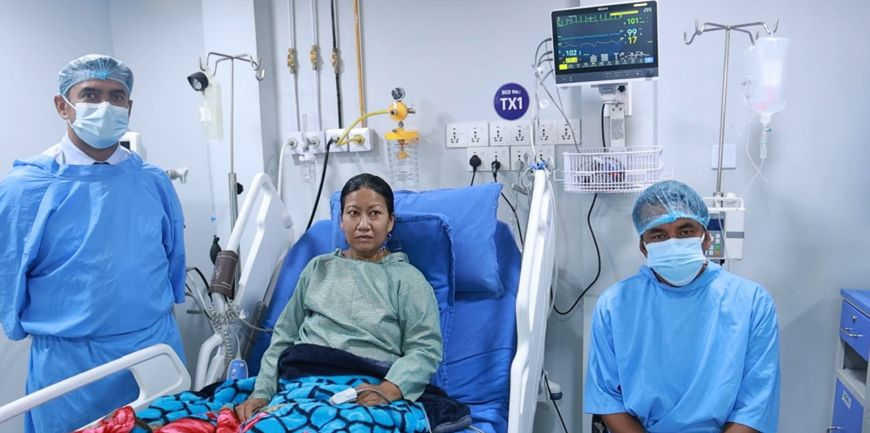 भोटेकोशी बाढीले सर्वस्व गुमाएकी विष्णुकुमारी नि:शुल्क मिर्गौला प्रत्यारोपणपछि डिस्चार्ज