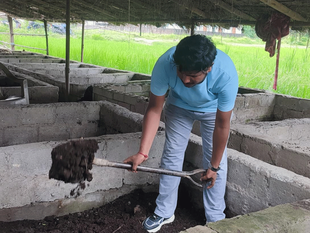 गँड्यौला मल उत्पादनबाट मनग्य आम्दानी