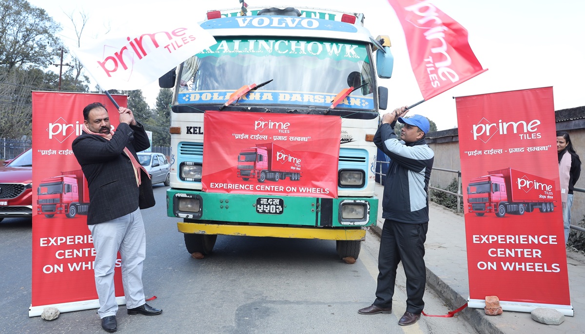 प्राइम टाइल्सको ‘अन ह्वील्स एक्सपेरियन्स सेन्टर’ सुरु