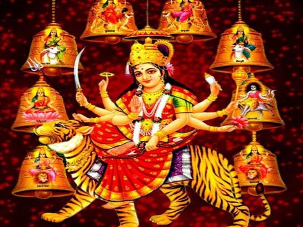 नवरात्रको तेस्रो दिन : चन्द्रघण्टा देवीको विशेष पूजा आराधना गरिँदै