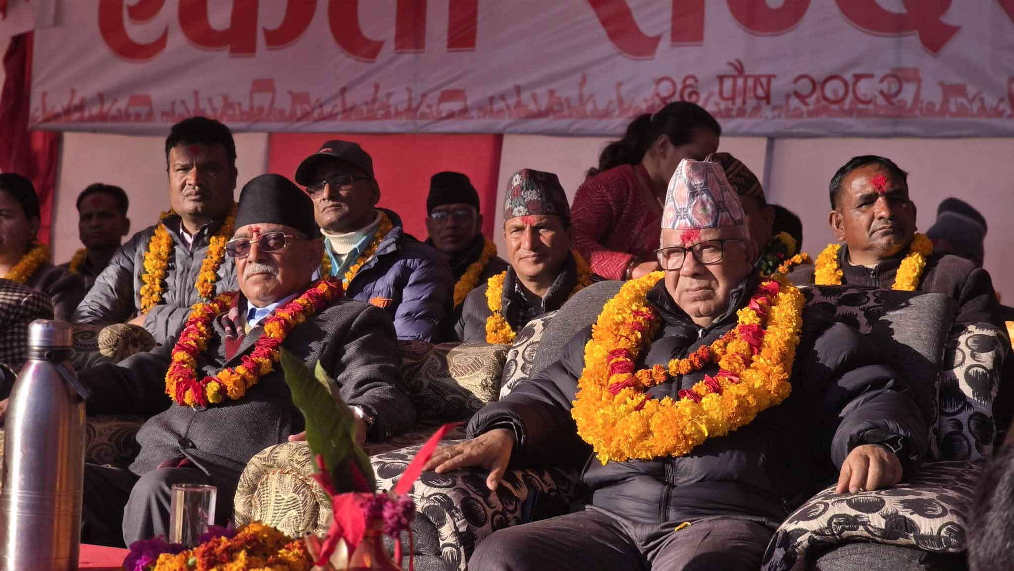 रुकुममा नेकपाको शक्ति प्रदर्शन, रुकुमपूर्वबाट चुनाव लड्दै प्रचण्ड