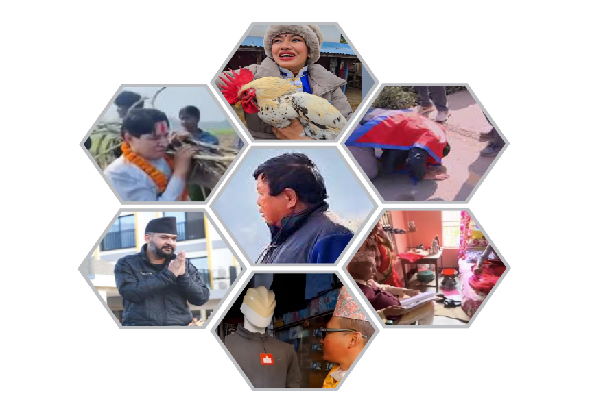 मतदाताको ध्यान खिच्न उम्मेदवारका अनेक शैली