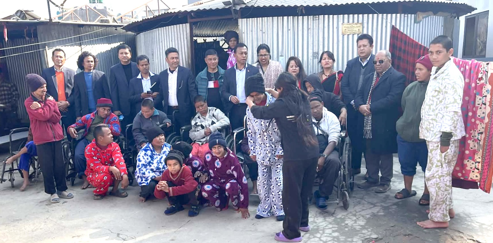 द्वन्द्वपीडित तथा अपाङ्गता भएका बालबालिकालाई नेवाः समाजको सहयोग